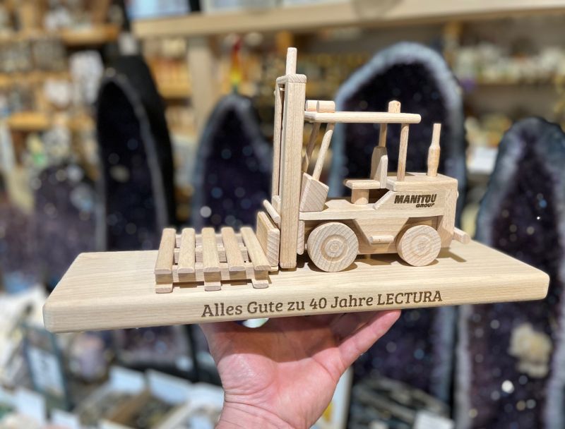 Regalo utile per lavoratore di magazzino con motivem muletto